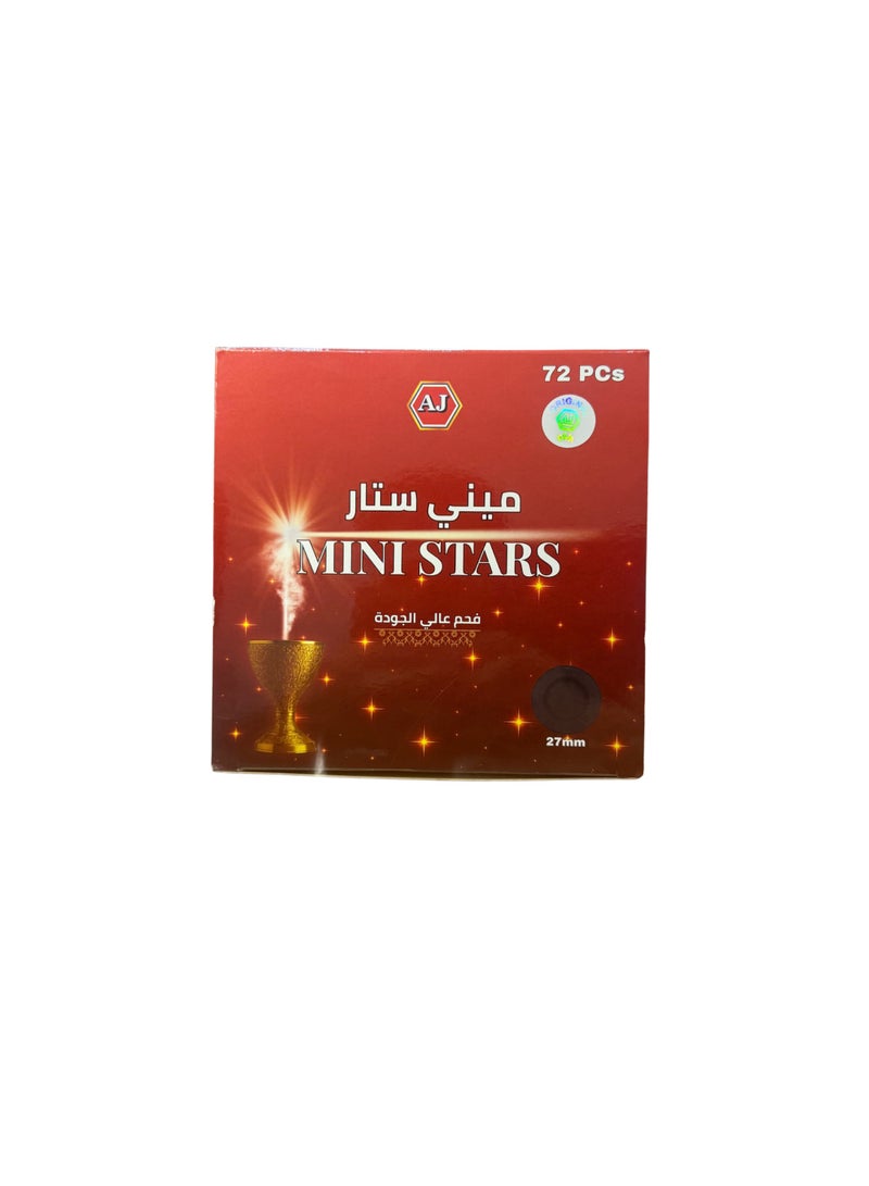 AJ Charcoal Mini Stars Premium Bukhoor Charcoal - Image 2